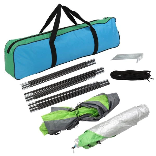 Cheap Goat Tents Double layers Camping Tents High Quality Outdoor Tents 3 4 Person Family Party Picnic Tent Waterproof Instant Cabin Beach Tents   